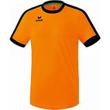 Erima uniseks-volwassene Retro Star shirt (3132126), new orange/zwart, XXL