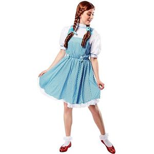 Rubie's Officiële 887378 Wizard of Oz - Dorothy Kostuum - Tiener - Blauw/wit