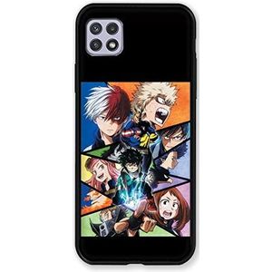 Cokitec Beschermhoes voor Samsung Galaxy A22 5G Manga My Hero Academia zwart