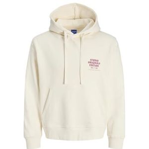 Jack & Jones - JORMEADOWS SWEAT HOOD - Hoodie - Antique white - Met Capuchon