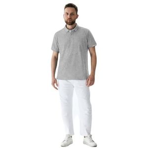 LTB Jeans Bemaka Polo voor heren, Grijs Mel 203, M
