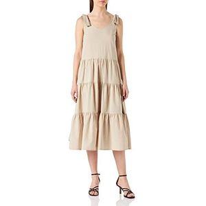 Part Two Povlapw Dr Dress Relaxed Fit Dames, Veer Grijs, 42