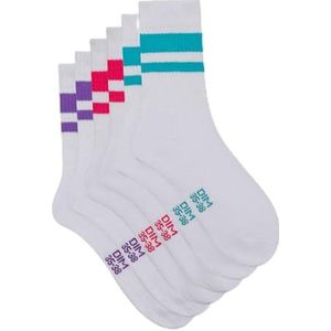 DIM - SPORT - Set van 3 Paar Sportsokken - Wit - Katoen