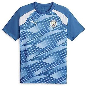 MCFC 772844-10 Prematch SS Jersey T-Shirt Unisex Blauw Maat 3XL