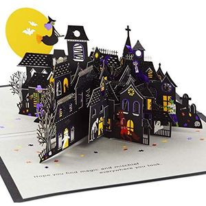 Hallmark Handtekening Papier Wonder Halloween Pop Up Card (Spookhuis)
