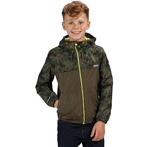 Regatta Unisex Kids Hubbell waterdichte mesh gevoerde capuchon outdoor jas