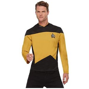 Star Trek, The Next Generation Operations Uniform, Gold & Black, Top, (XL)