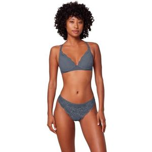 Triumph Dames Amourette Charm T Highleg Braziliaans ondergoed, Cloudy Blue., 46