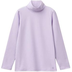 United Colors of Benetton T-shirt voor meisjes en meisjes, Paars, 140