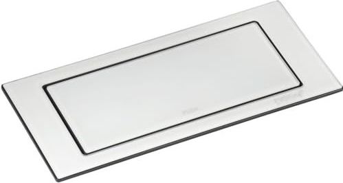 EVOline - Backflip - Uittrekbare Wandcontactdoos - Mat Wit Glas - 2-voudig met USB-C Lader