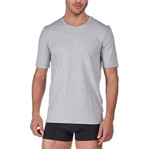 HUBER Herenshirt met korte mouwen onderhemd, grijs (Sport Grey 9612), XXL