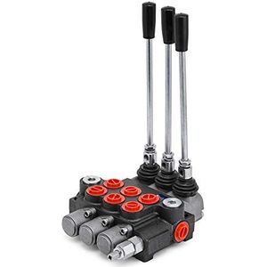 VEVOR Hydraulische Directionele Controleklep 11 gpm 3 Spoel, Hydraulische Afvoerklep Dubbele Effect Cilinder, Hydraulisch Richtingsventiel Meerdere Manieren Controle, Tractoren