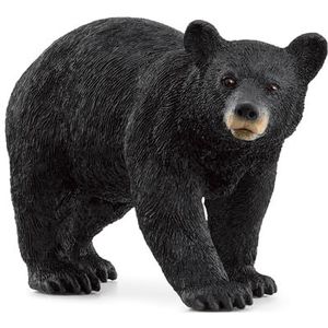 schleich WILD LIFE Amerikaanse zwarte beer, vanaf 3 jaar, 14869 - Speelfiguur, 4 x 12 x 6 cm