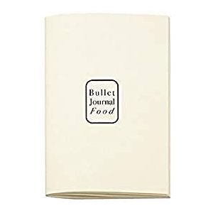 VELOFLEX N1321R2 - inlegzolen voor Bullet Journal, notitieboekinserts, 13 x 21 cm, set van 2 ""Food & Ivory"" (eten & blanco, puntraster) beige