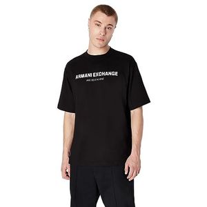 Armani Exchange Heren Limited Edition We Beat As One Capsule Heavy Jersey Jumper Polo Sweater, zwart, XS