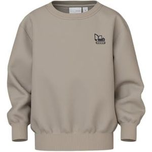 Name it mini Jongens Nmmvallen Ls Nreg Sweat Bru, Pure kasjmier, 80