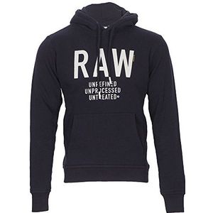 G-Star Heren ace hdd sw l/s Logo Niet van toepassing met lange mouwen Sweatshirt - blauw - S