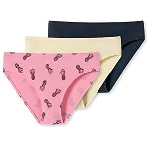 Schiesser Meisjes, set van 3 slips, onderbroeken, ondergoed, meerkleurig bedrukt, 176, meerkleurig bedrukt, 176 cm