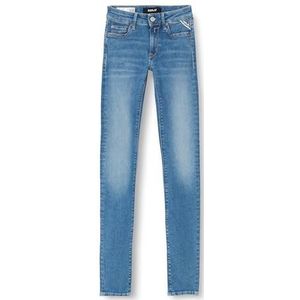 Replay Skinny fit Jeans New Luz Hyperflex Original Collection voor dames, 009, medium blue., 24W x 32L