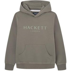 Hackett London Hackett Hoody Sweatshirt voor jongens, bruin (kaki), 13 jaar, Bruin (Kaki), 13 jaar