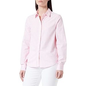 GANT Dames Reg Broadcloth Gingham Shirt Blouse, Preppy pink., 44