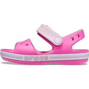 Crocs Bayaband K Teenslippers, voor vrije tijd en sportkleding voor kinderen, uniseks, kinderen, Roze (Electric Pink), 24/25 EU