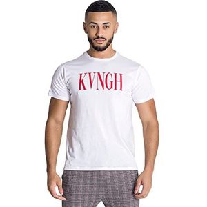 Gianni Kavanagh Black Light Breeze Tee T-shirt voor heren, Wit, M