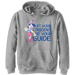 Disney Kids Pinocchio Conscious Heart Youth Hooded Trui, Athletic Heather, S, Athletic Heather, S, Atletische heide, S