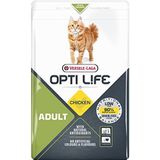 VERSELE LAGA - Kattenbrokjes Opti Life Adult - Droogvoer voor volwassen katten - Graanvrij - Met Kip - 2,5kg