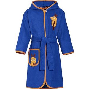 Playshoes Uniseks badjas voor kinderen van badstof, marineblauw, 134/140 cm