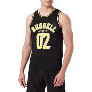 RUSSELL ATHLETIC Kennedy Singlet Tanktop, Zwart, S