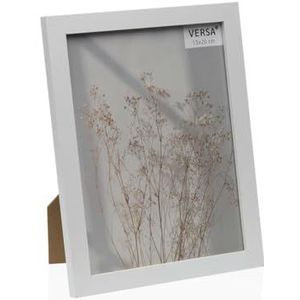 Versa Fotolijst wit hout MDF Vintage 1,2 x 22 x 17 cm