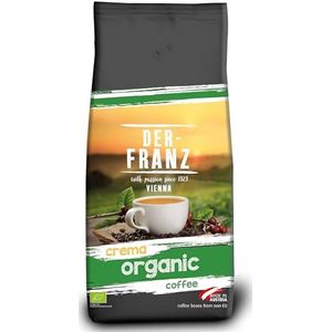 Der-Franz Crema Biologisch Koffie, hele koffiebonen, 1000 g