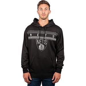 NBA heren fleece hoodie pullover sweatshirt poly midtown, heren, midtown hoodie