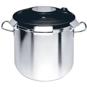 ART38220 - snelkookpan met groot volume, Luna drukkookapparaat voor alle warmtebronnen, inclusief inductie, roestvrij staal, Ø 32 cm x hoogte 26 cm, 20 l