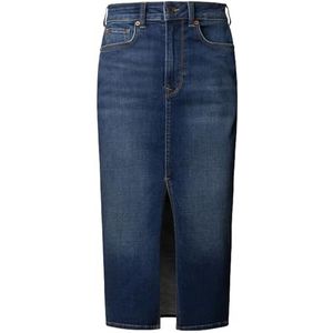 Pepe Jeans Midi Rok Hw, Blauw (denim-5fb), XXS