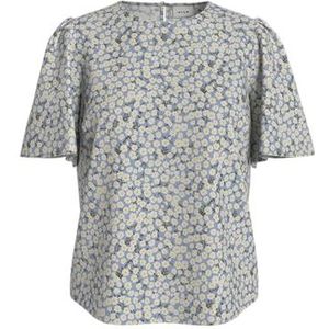 Vilisa O-Neck 2/4 Top/Dfs, Kentucky Blue., 36