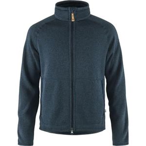 Fjallraven Mens Övik Fleece Zip Sweater M Sweatshirt, Navy, XXL
