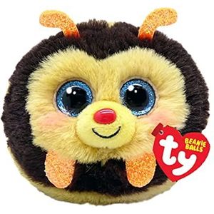 TY Zinger Bee Beanie Balls 3 inch | Zachte knuffel voor baby's | Knuffelgevulde teddybeer om te verzamelen