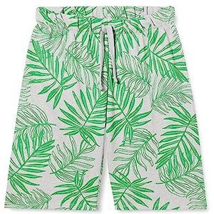 Koton Boys's Tie-Dye Patroon Zakken Trekkoord Shorts, Groen design (7d5), 6-7 Jaar