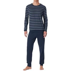 Schiesser Uncover Nightwear pyjamaset voor heren, Nachtblauw_181534, 56