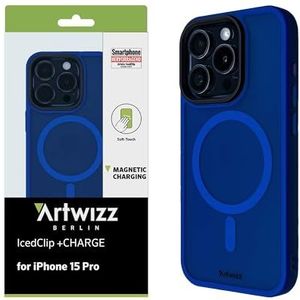 Artwizz IcedClip CHARGE for iPhone 15 Pro Max, kings-blue