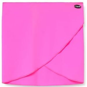 Haute pression Effen pareo voor meisjes, badpak, bedekkend, Neon Roze., 4 Jaren