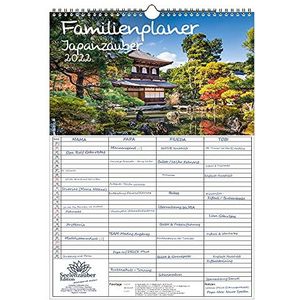 Seelenzauber Familieplanner - Japanse Magie DIN A3 Kalender Voor 2022 Japan Stad En Land