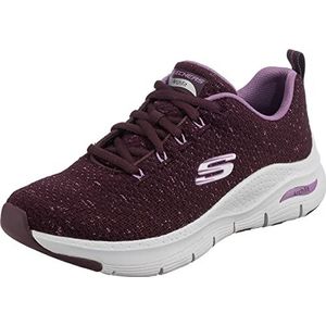 Skechers Dames Arch Fit-Glee for All Sneaker, Paars, 43 EU