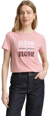 TOM TAILOR - Shirt - Aubergine/Rosa - T-shirt