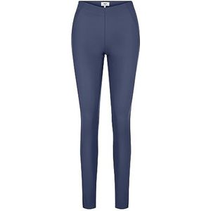 Object Objbelle Mw Coated Leggings Noos voor dames, Blauw Indigo, 36