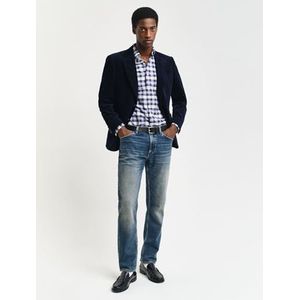 REG Classic Oxford geruit shirt, wit, XXL