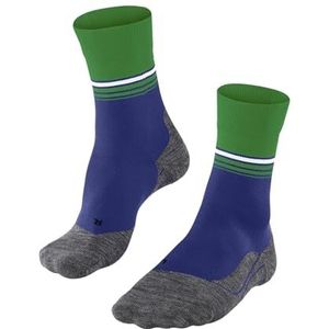 FALKE Heren Hardloopsokken RU4 Endurance Cool M So functioneel materiaal anti-blaar 1 paar, Blauw Yve 6714 Stripe, 46-48