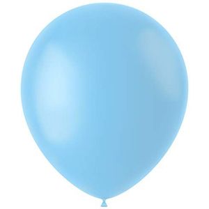 Folat - Ballonnen Powder Blue Mat 33cm - 100 stuks